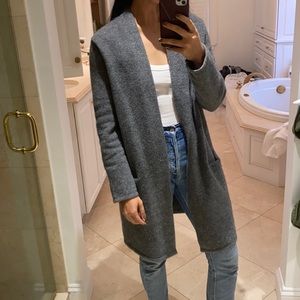 Jenni Kayne Grey Sweater Coat